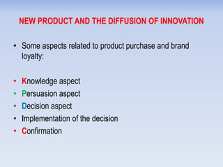 Diffusion and adoption of innovation | PPTX