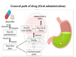 General path of drug (Oral administration)
 