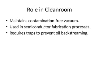 Comprehensive Overview of Diffusion Pumps in Semiconductor Cleanrooms ...
