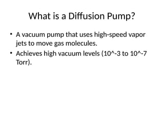Comprehensive Overview of Diffusion Pumps in Semiconductor Cleanrooms ...