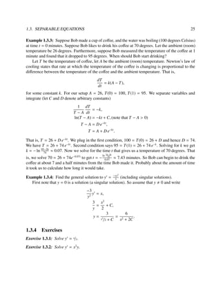 Differential Equations for Engineers | PDF