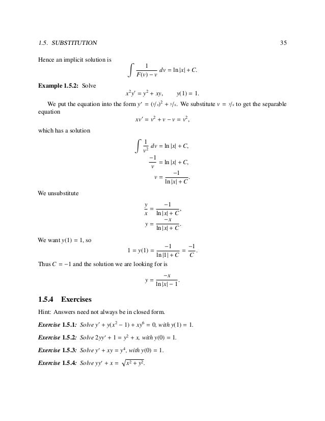 Differential Equations For Engineers Differential Equations For Engineers