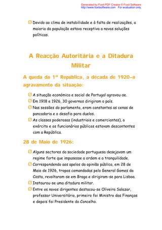 Dificuldades Monarquia