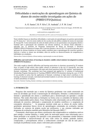 PDF) USO DE VÍDEO AULAS COMO METODOLOGIA ALTERNATIVA PARA O ENSINO DE  QUÍMICA: UM ESTUDO DE CASO