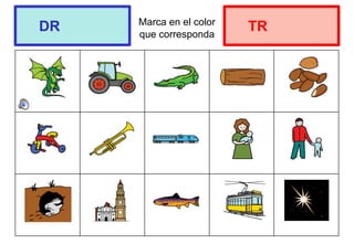 Marca en el color
que corresponda
DR TR
 