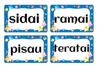 sidai ramai
pisau teratai
 