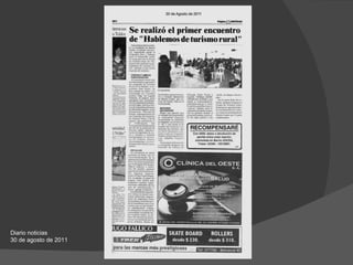 Diario noticias 30 de agosto de 2011 