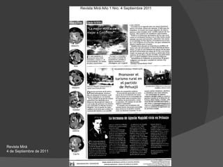 Revista Mirá 4 de Septiembre de 2011 
