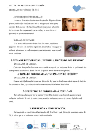 Jornadas Fotografía Lebrija 
