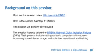 Background on this session:
Here are the session notes: http://po.st/di-16NTC
Here is the session hashtag: #16NTCdi
This s...