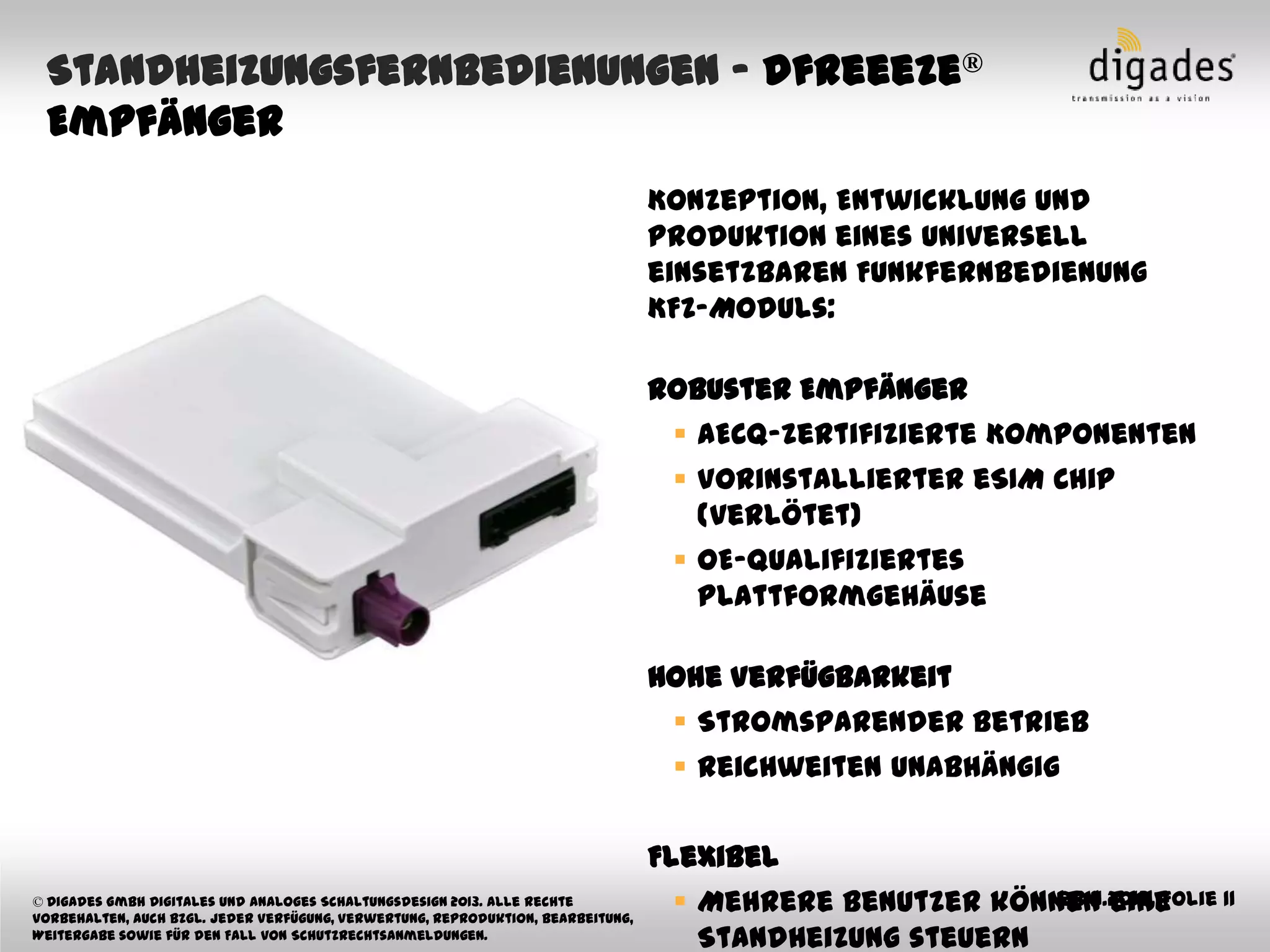 Digades Firmenpräsentation 2013