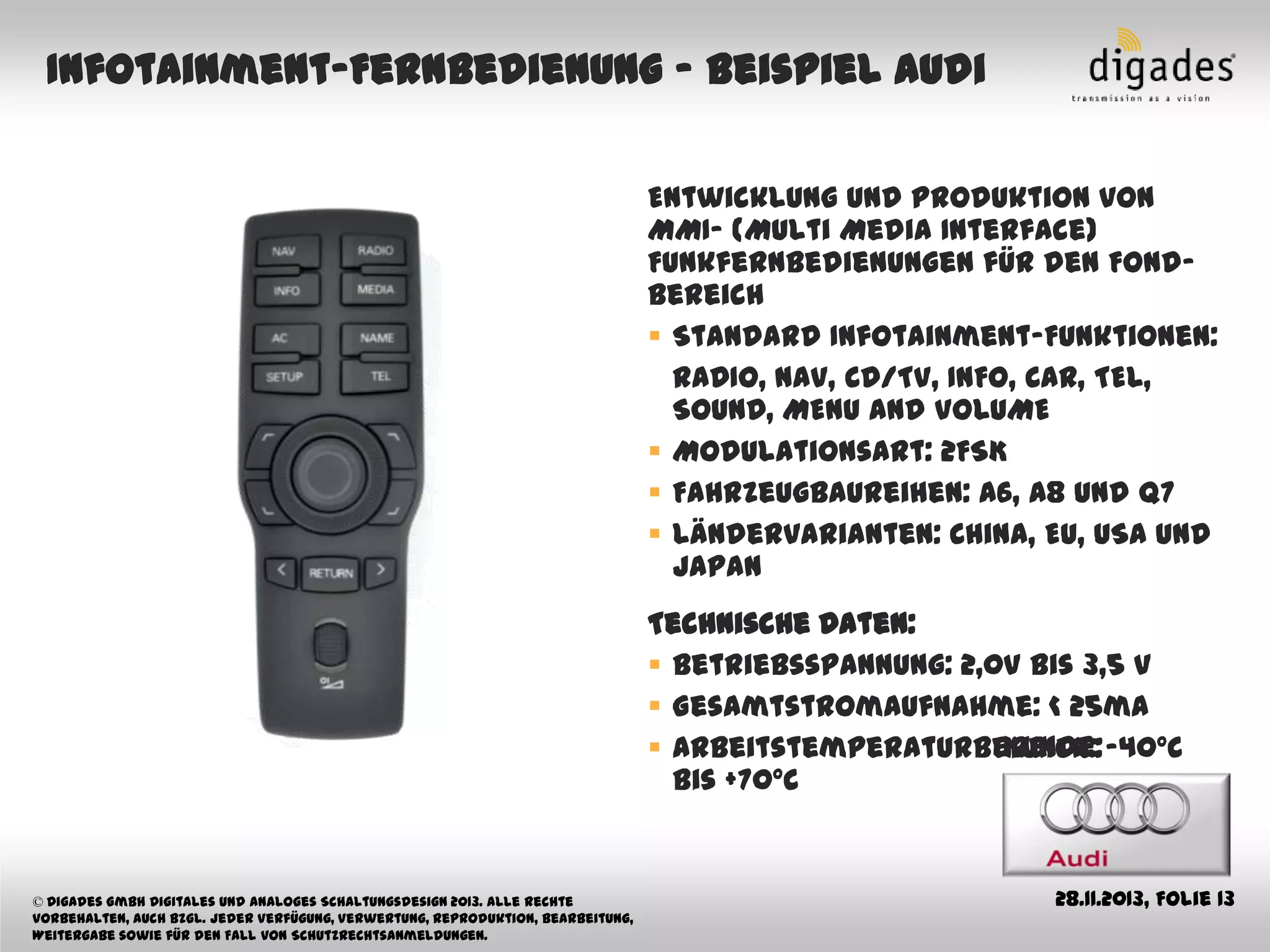 Digades Firmenpräsentation 2013