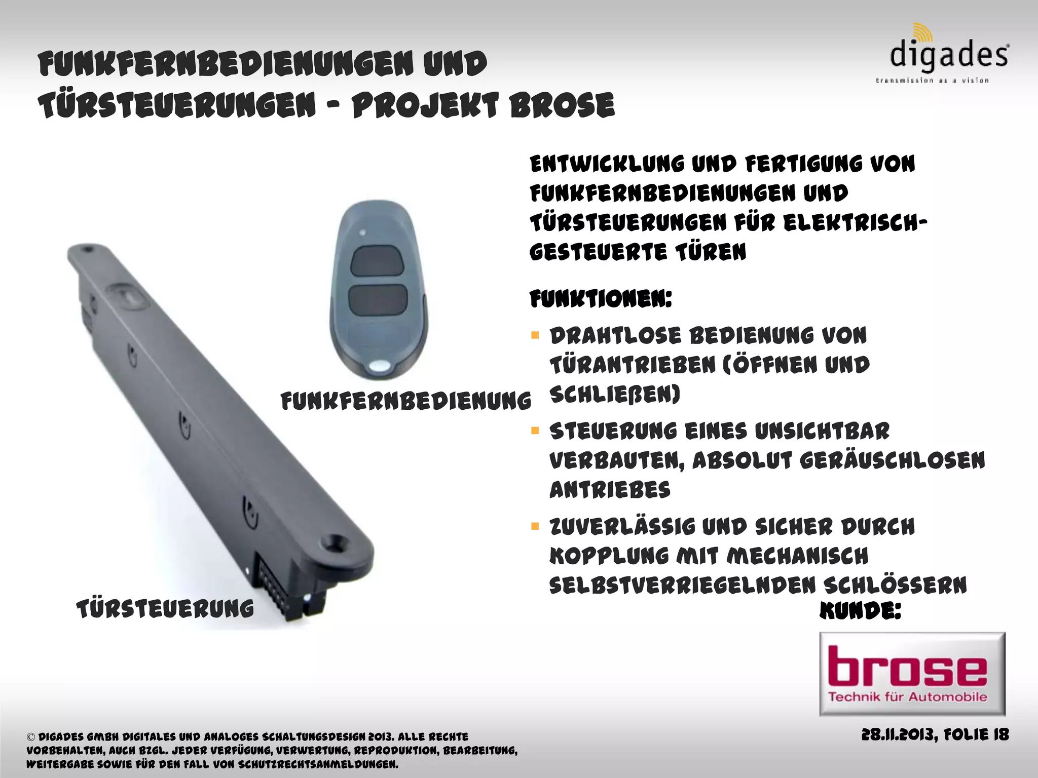 Digades Firmenpräsentation 2013