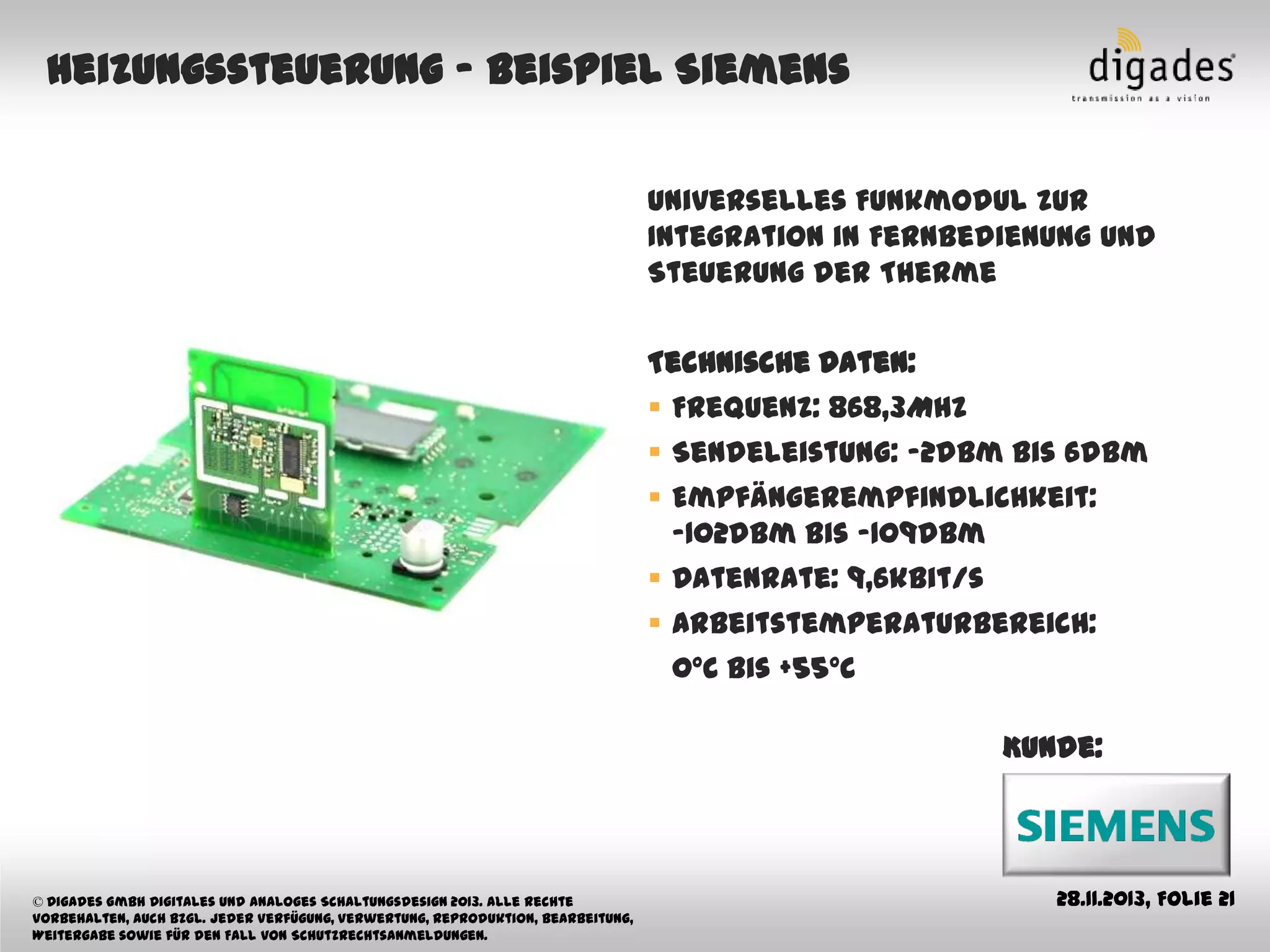 Digades Firmenpräsentation 2013