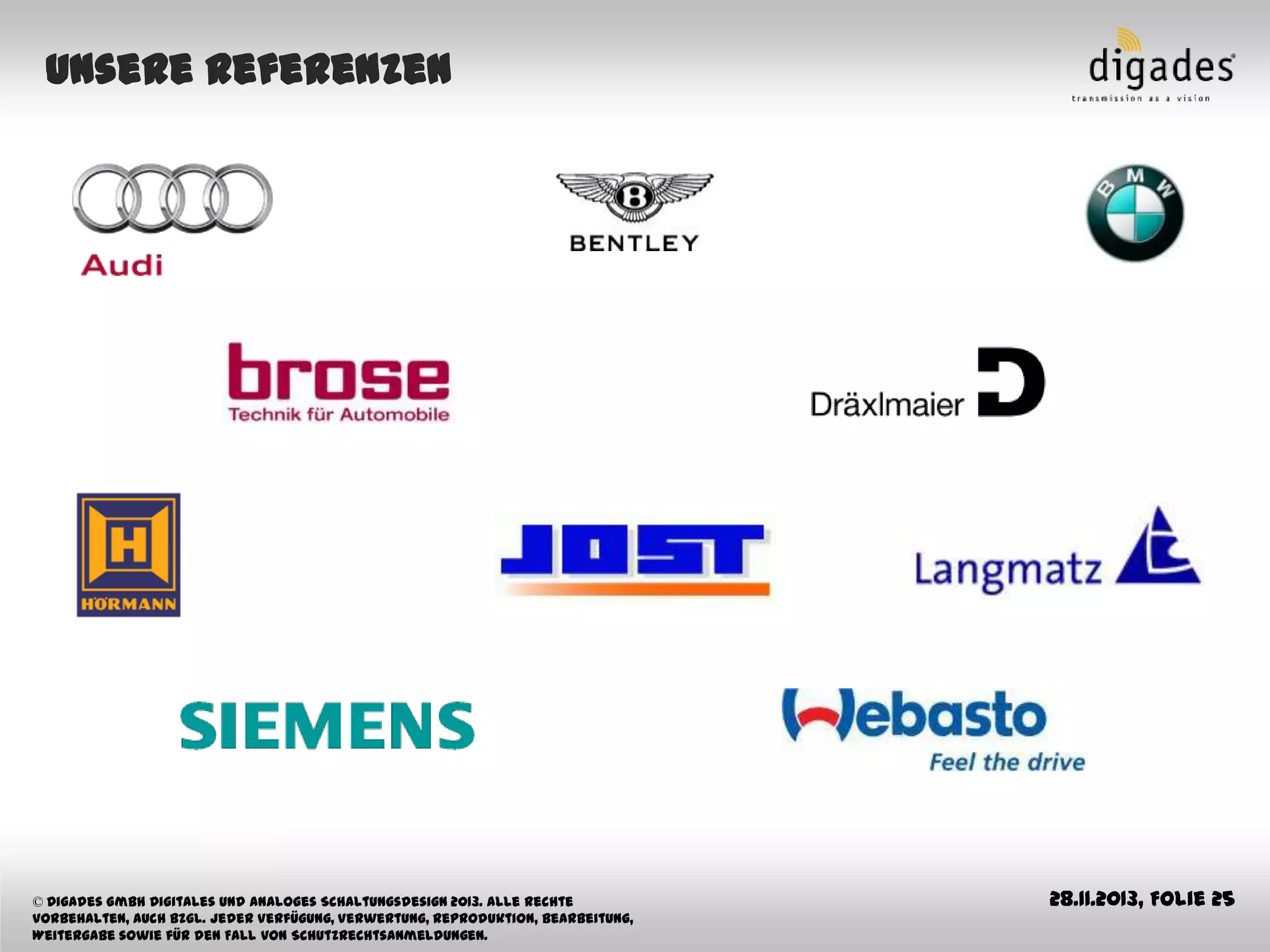 Digades Firmenpräsentation 2013