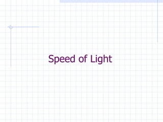 Speed of Light 