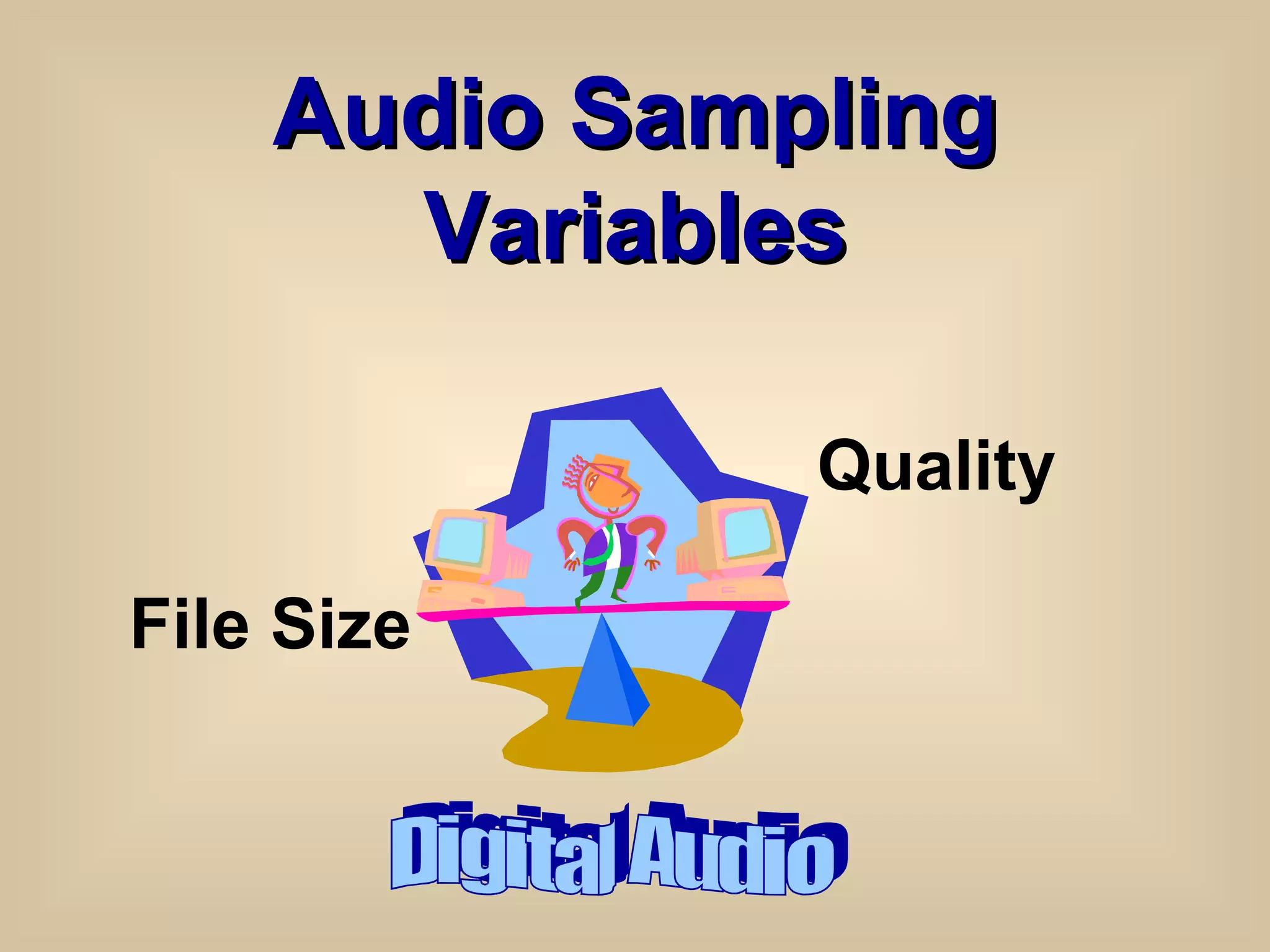 Audio Sampling Variables File Size Digital Audio Quality 