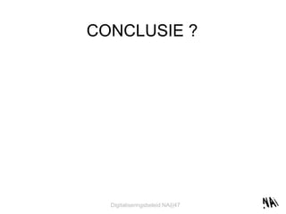 CONCLUSIE ? 