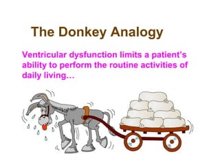The Donkey Analogy
Ventricular dysfunction limits a patient’s
ability to perform the routine activities of
daily living…
 