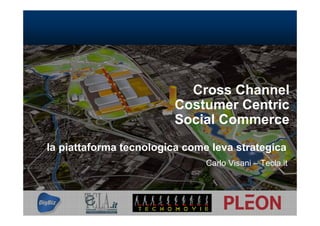 Cross Channel
                         Costumer Centric
                         Social Commerce
la piattaforma tecnologica come leva strategica
                               Carlo Visani – Tecla.it
 