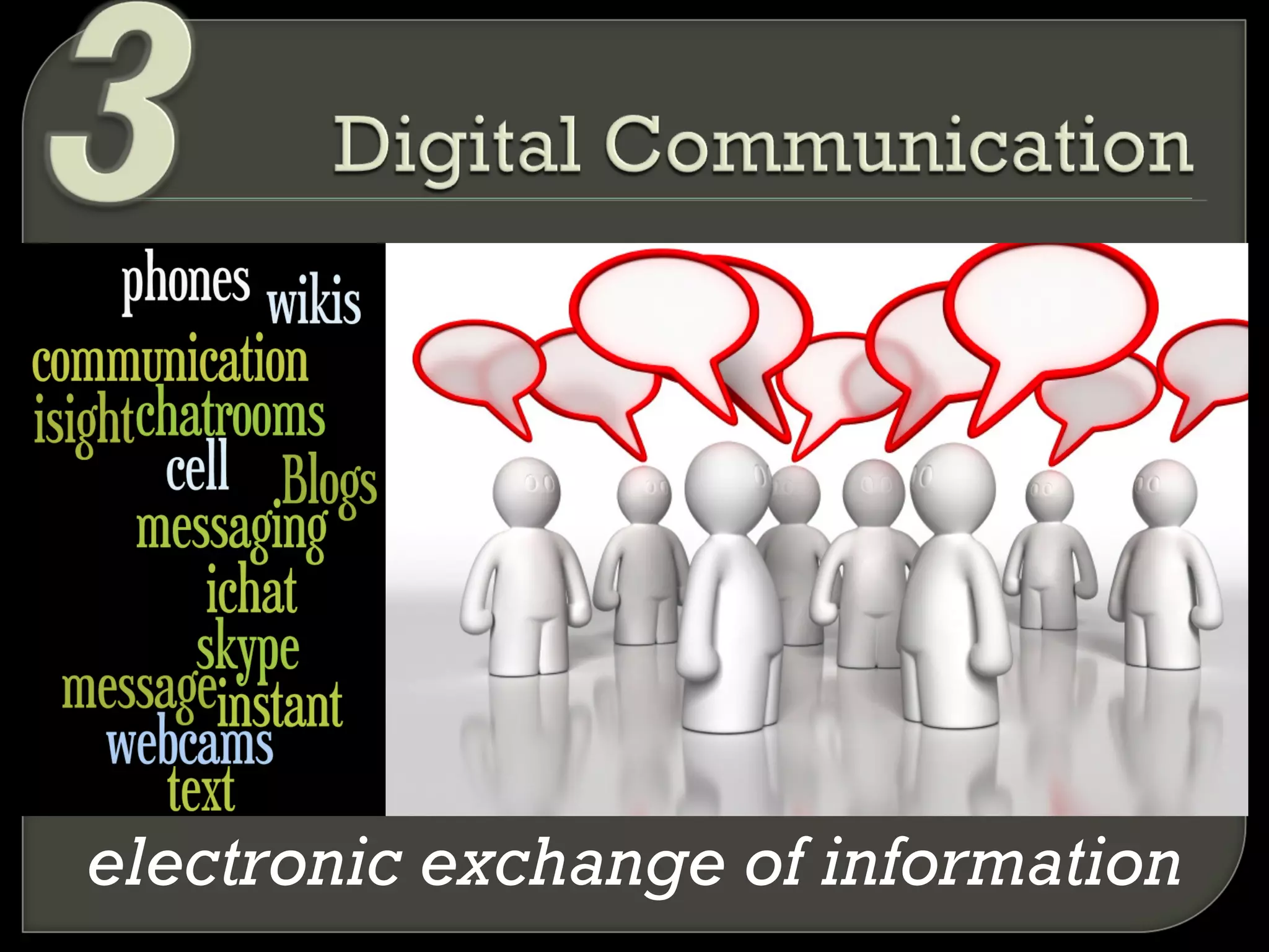 electronic exchange of information 