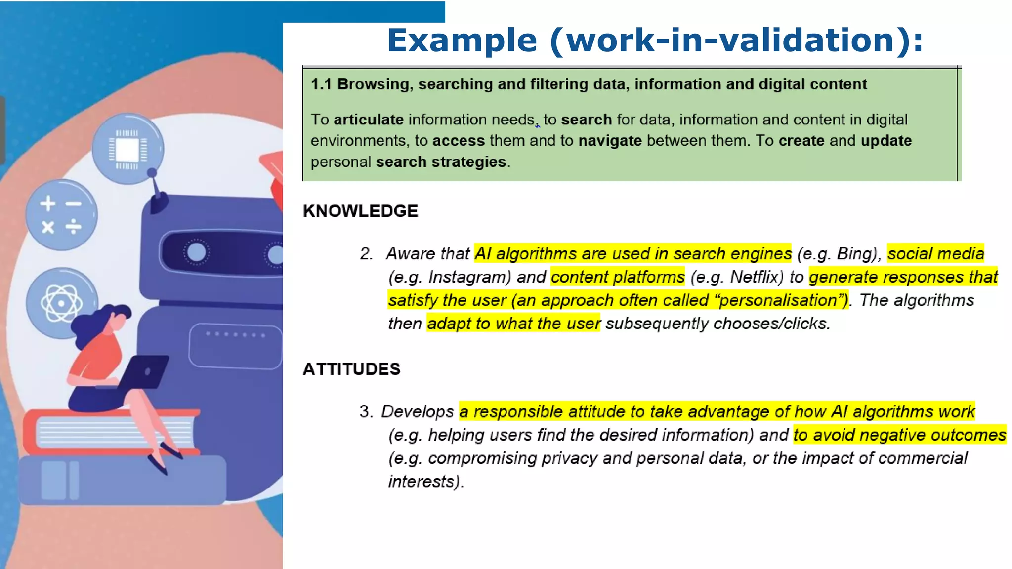 Example (work-in-validation):
 
