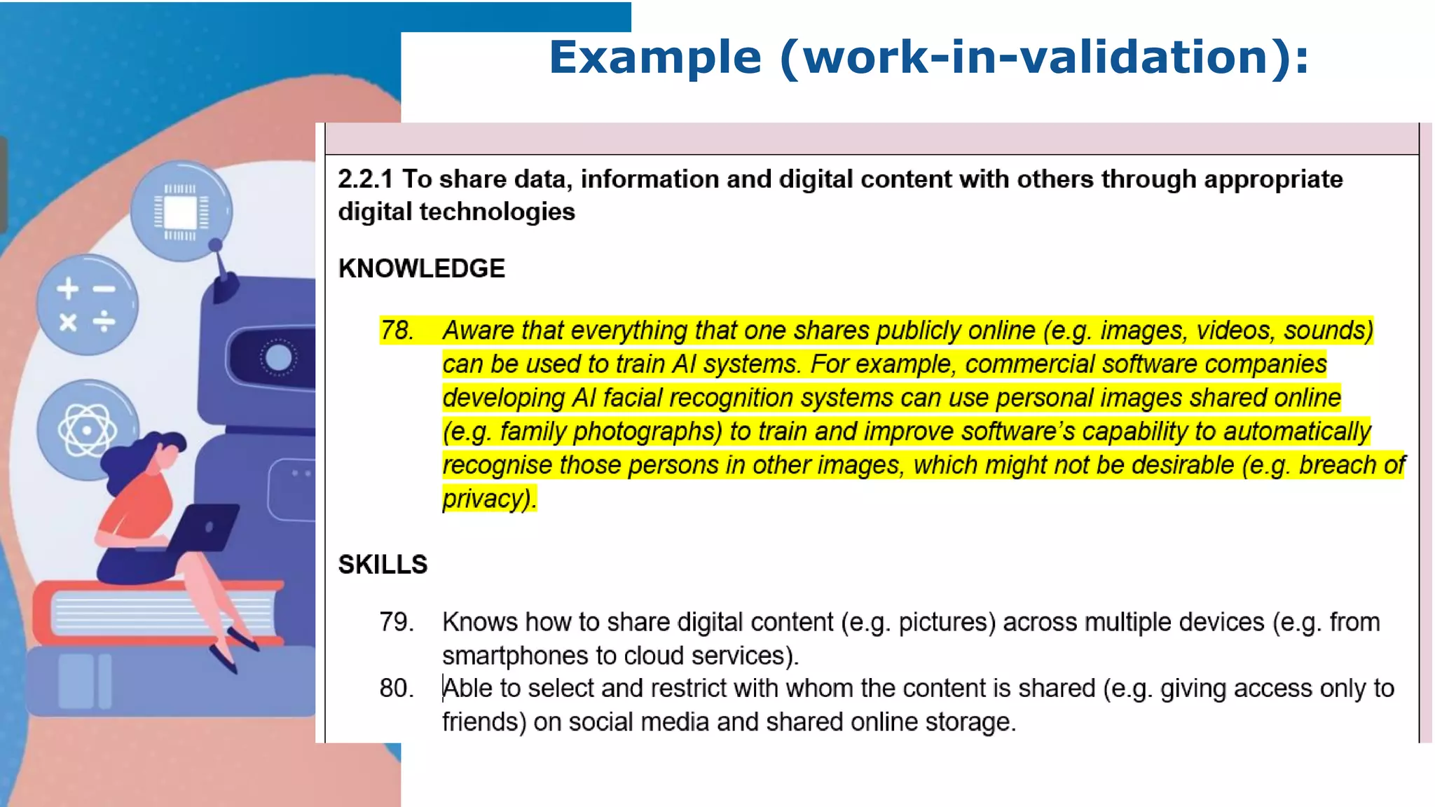 Example (work-in-validation):
 