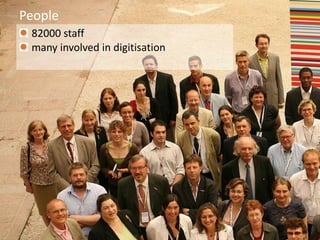 People 82000 staff many involved in digitisation 