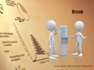 Break
Dr. Marci Shepard  Orting School District  February 2013
 