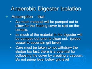 Digester cleaning | PPT