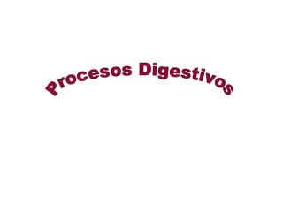 Procesos Digestivos 