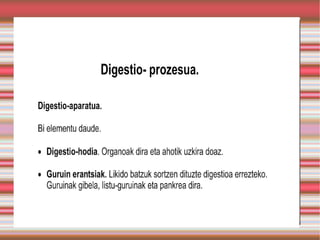 Digestio aparatua