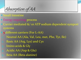 Digestion & absorption | PPTX