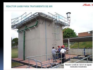 Ejemplos de sistemas anaerobios-Lagunas ANAEROBIAS– Fosas Sépticas (Tratamiento Primario)– Tanques IMHOFF– Digestores Convencionales de Lodos– Bio-digestores Rurales– Filtros ANAEROBIOS– Reactores UASB