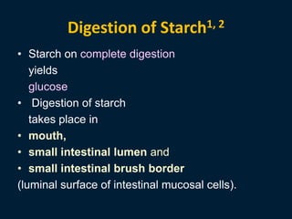 Digestion and absorption of food | PPTX