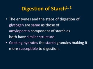 Digestion and absorption of food | PPTX