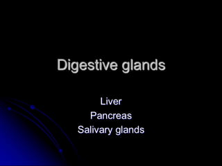 Digestive glands