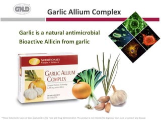  The GNLD Difference*These Statements have not been evaluated by the Food and Drug Administration. This product is not intended to diagnose, treat, cure or prevent any disease.