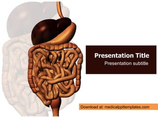 Presentation Title Presentation subtitle Download at: medicalppttemplates.com 