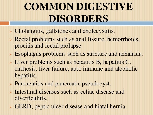 What are some common digestive diseases?