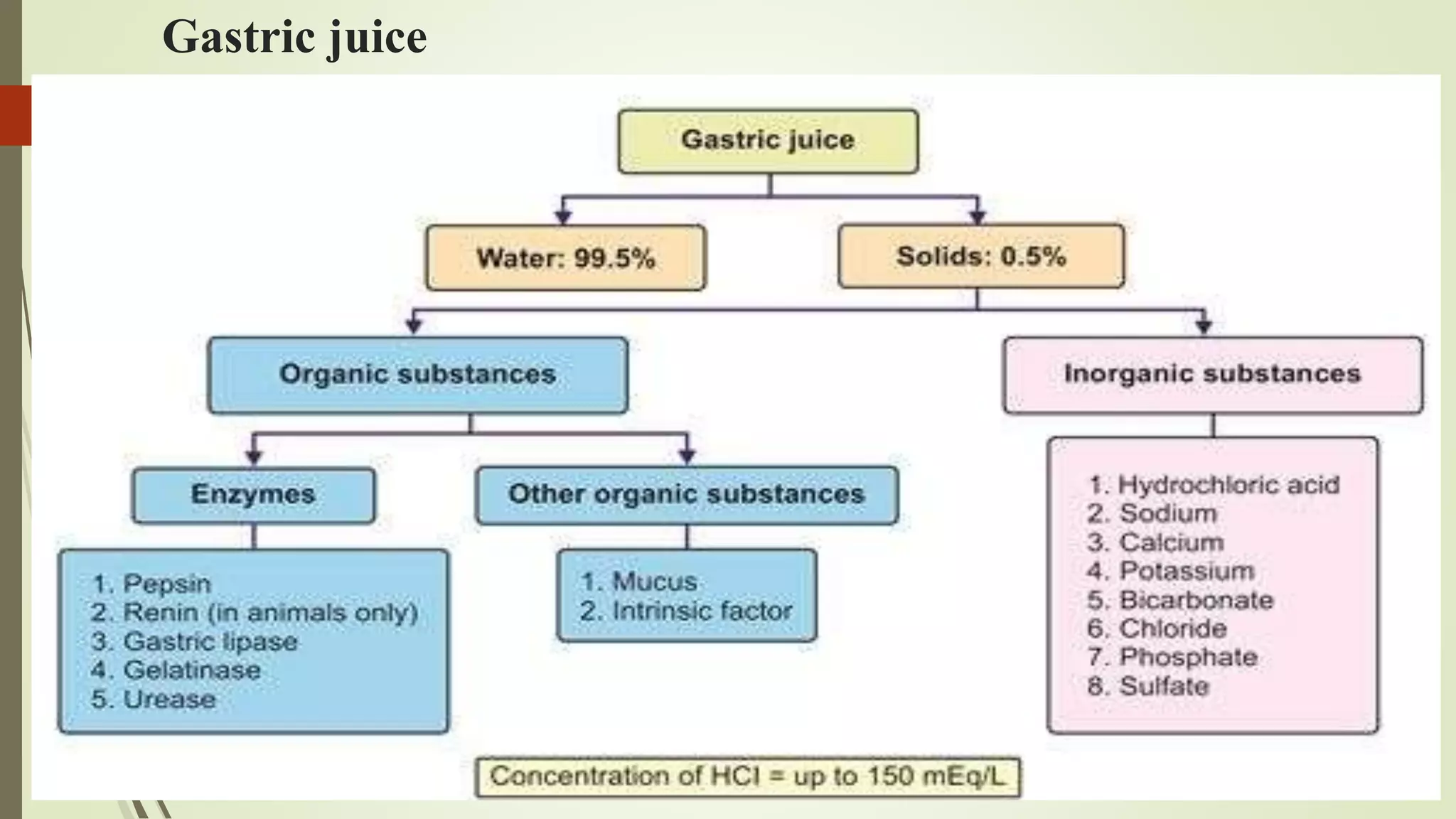Gastric juice
 