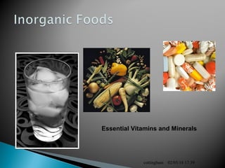 02/05/18 17:39cottingham
Essential Vitamins and Minerals
 