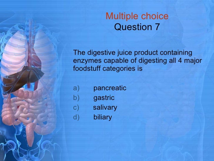 Digestive System Quiz