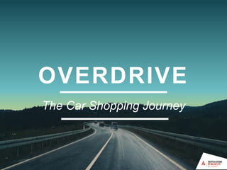 OVERDRIVE
The Car Shopping Journey
 