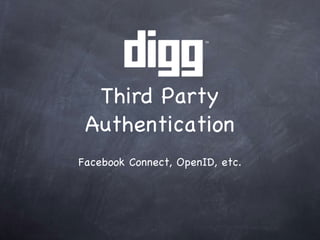   Third Party Authentication ,[object Object]