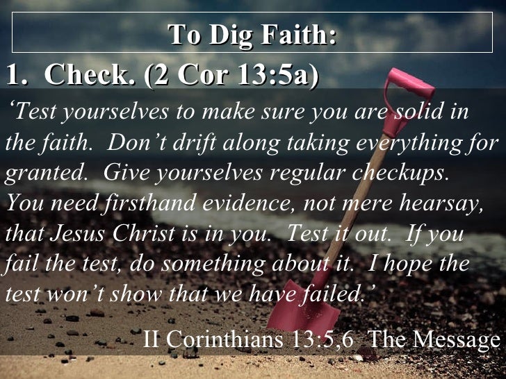 Digging Faith