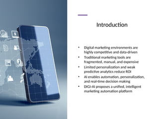 DIGI: AN AI- powered web platform for intelligent digital marketing ...