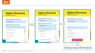10/01/17 #digitalcapability http://ji.sc/building-digicap
Data privacy information
 