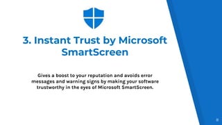 Smartscreen Code Signing DigiCert EV Code Signing Certificate Feature and Benefits | PPTX