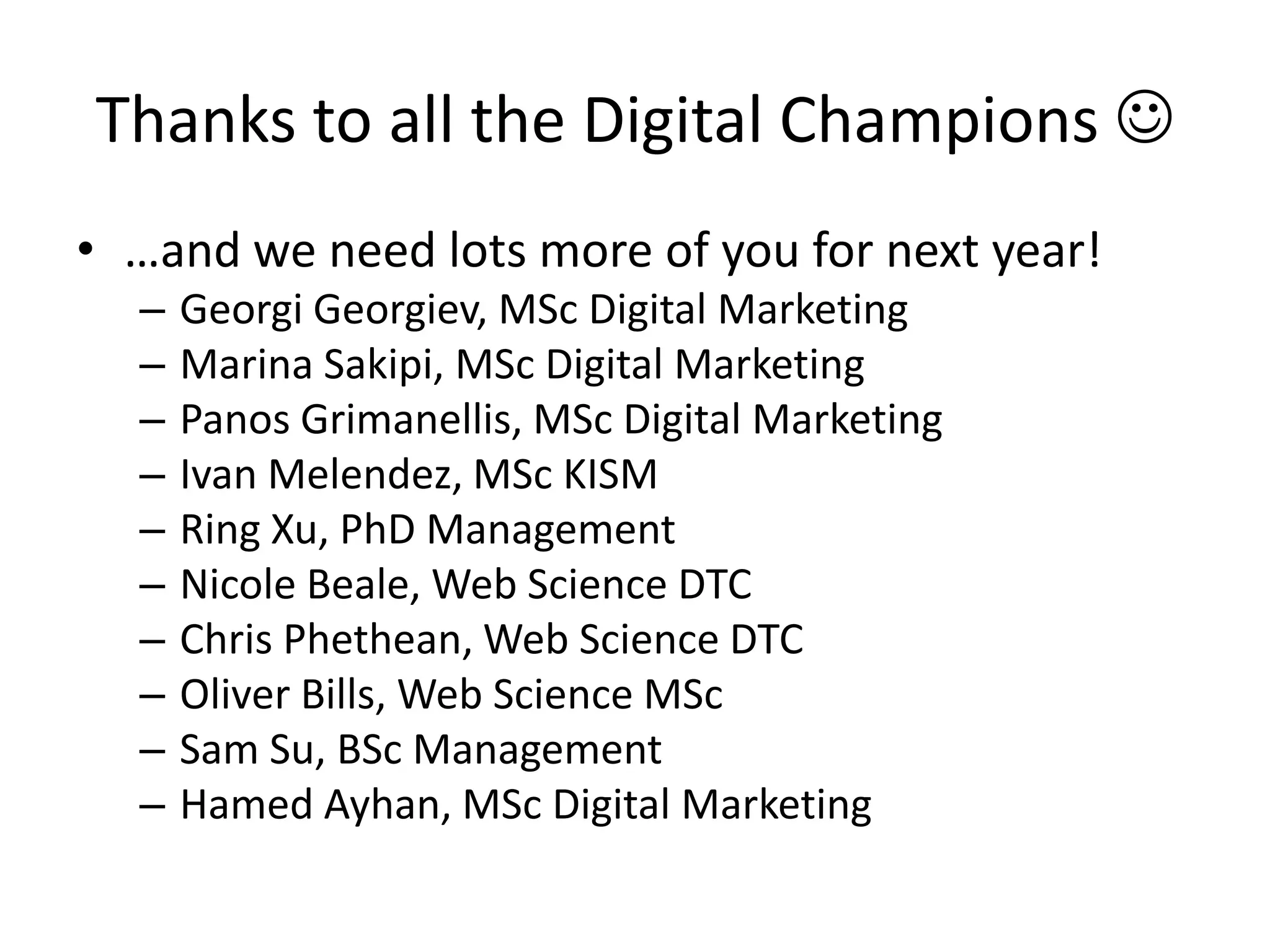 Digital Champions #digichamps | PPTX